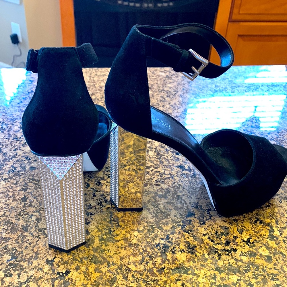 Michael Kors Black Velvet Platform